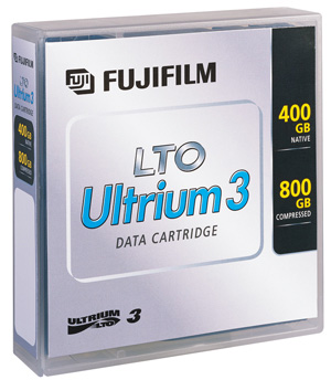 LTO-3 26230010 - Data Cartridge Tape, LTO, Fujifilm Ultrium-3, 400