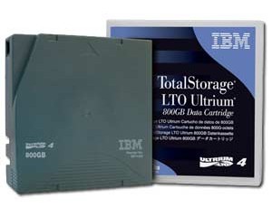 LTO-4 Ultrium Data Cartridges - Ultrium-4 tape media 800GB/1.6TB